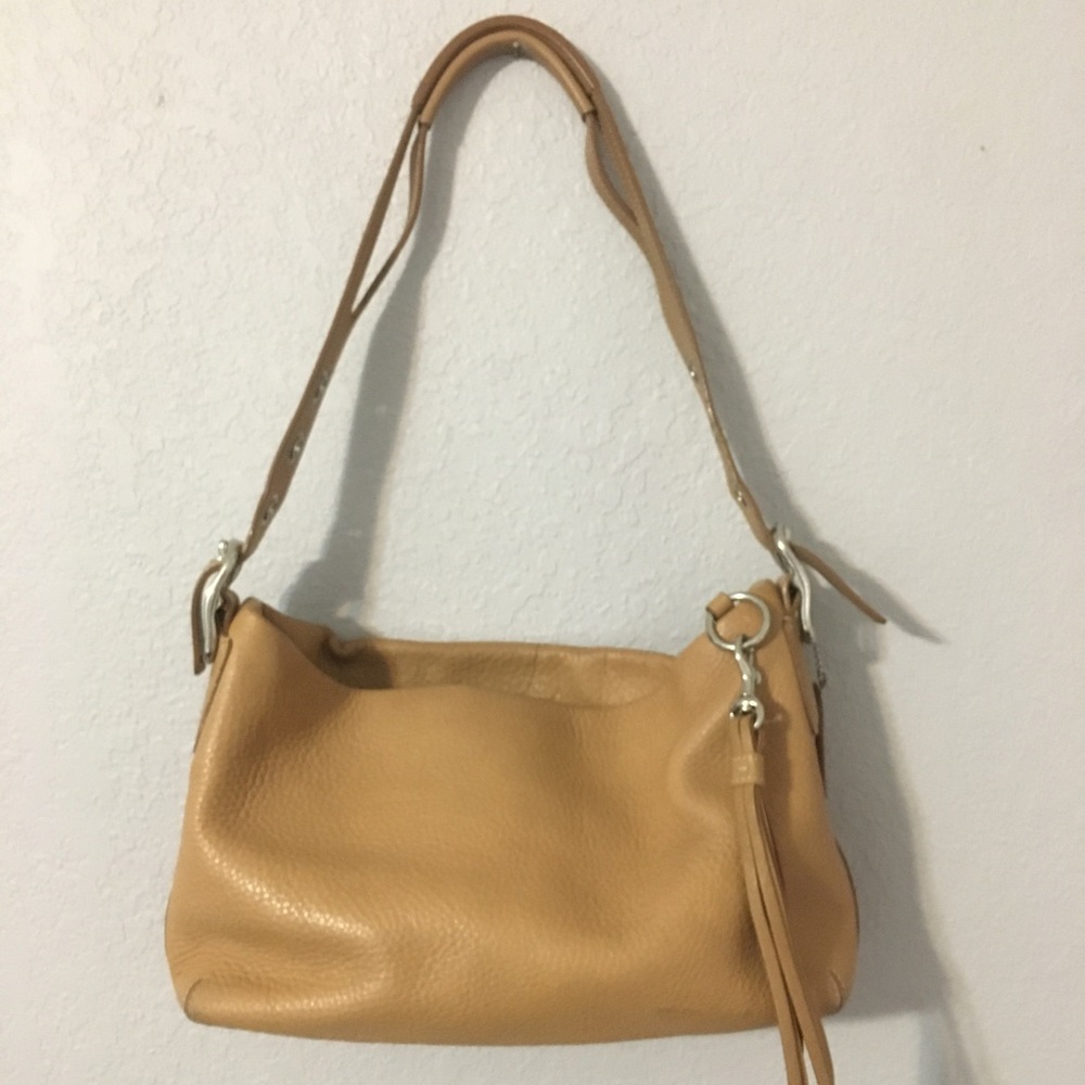 Light Leather Coach Handbag